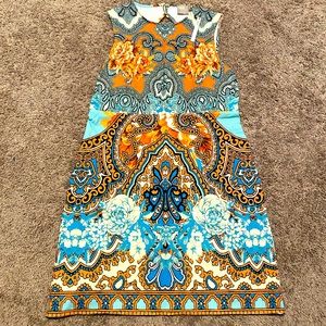 Asos Patterned Sleeveless Mini Dress Brand New Size 8